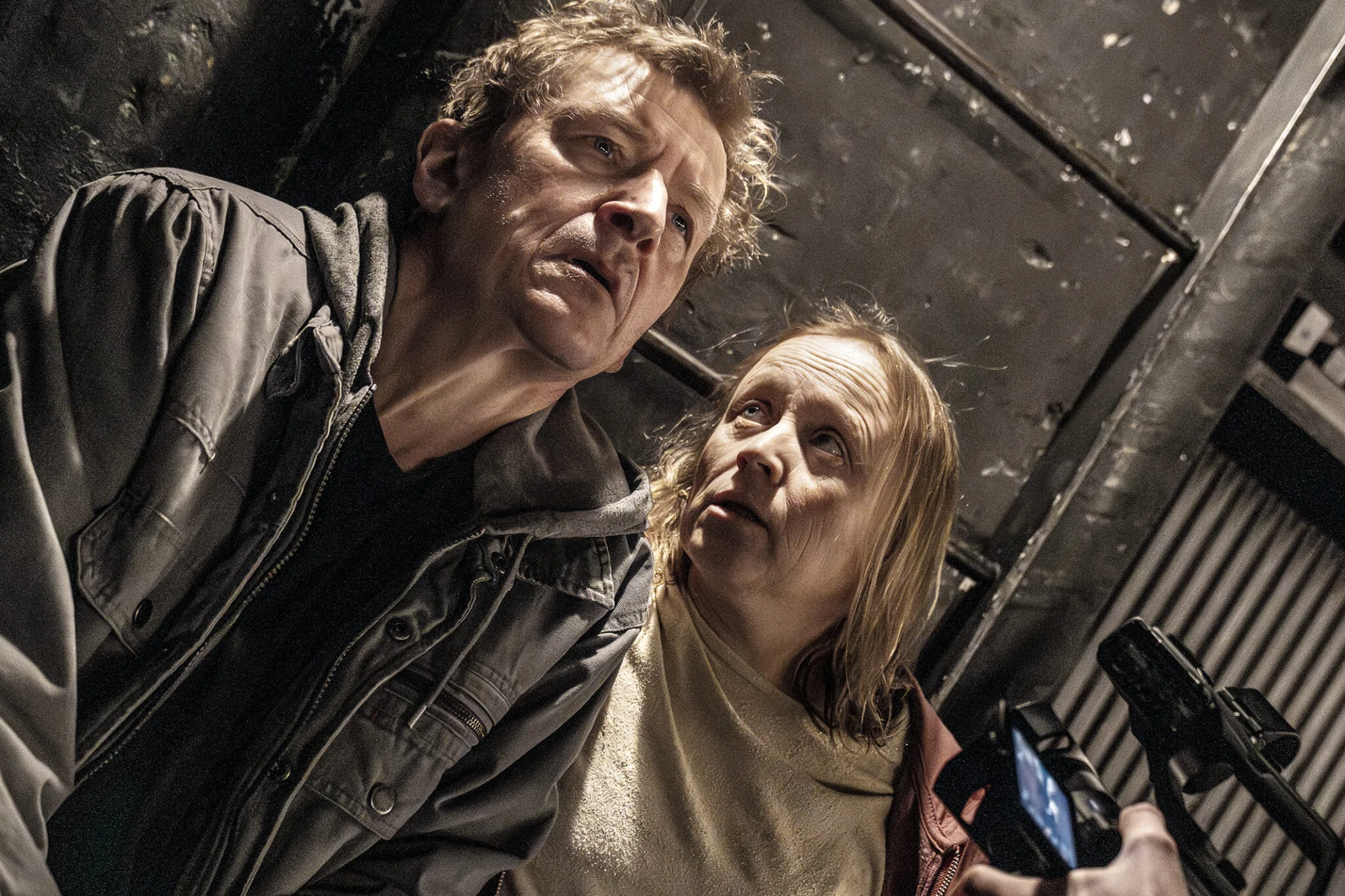 Frå Les Misérables på Betty Nansen Teater Sigrid Husjord spelte Cosette, Jens Albinus var Jean Valjean..