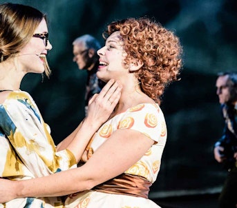 Silje Lundblad som Liv i musikalen Tenk om på Det Norske Teatret i 2016. Foto: Gisle Bjørneby.