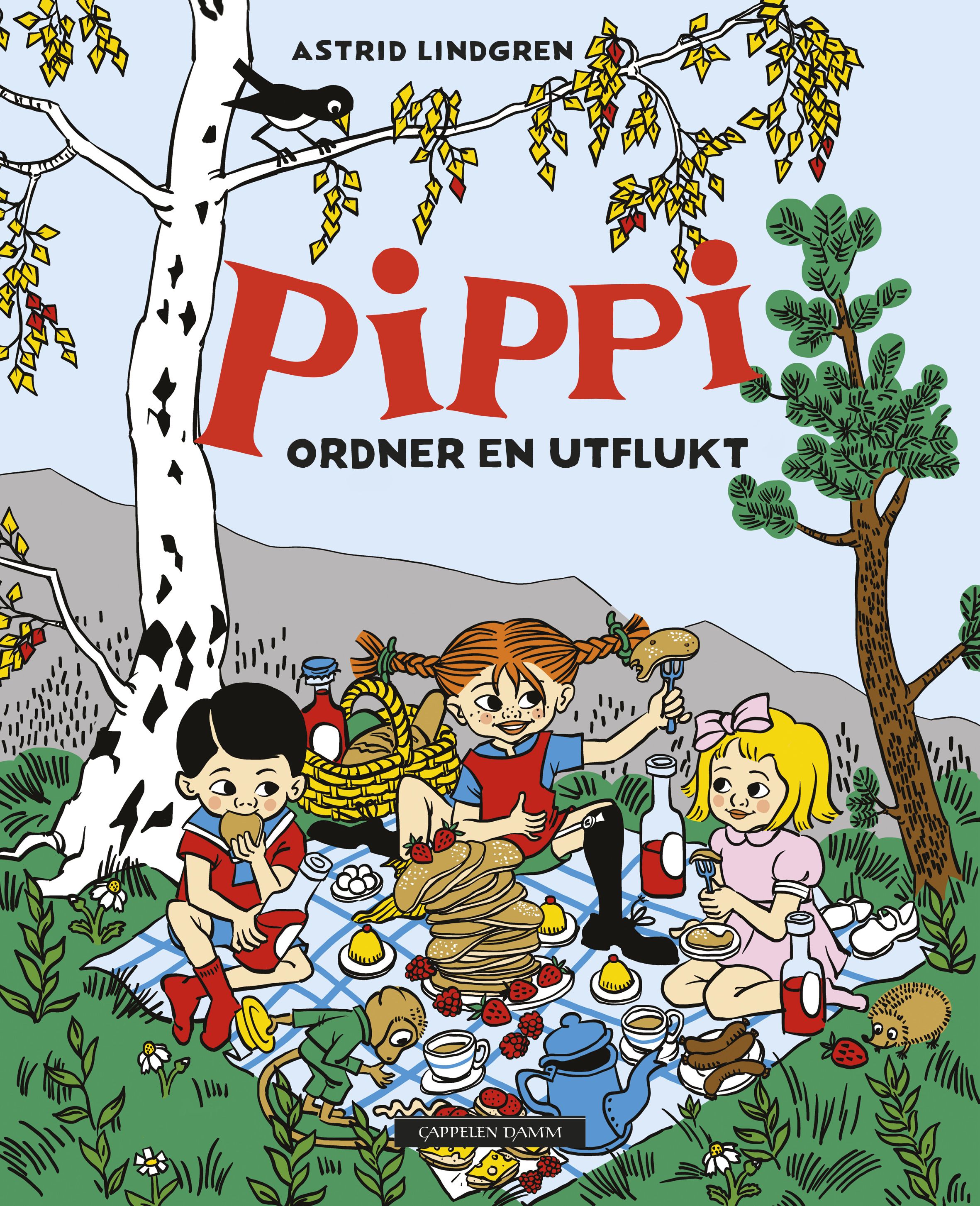Pippibok og teaterbillettar til Pippi på sirkus.