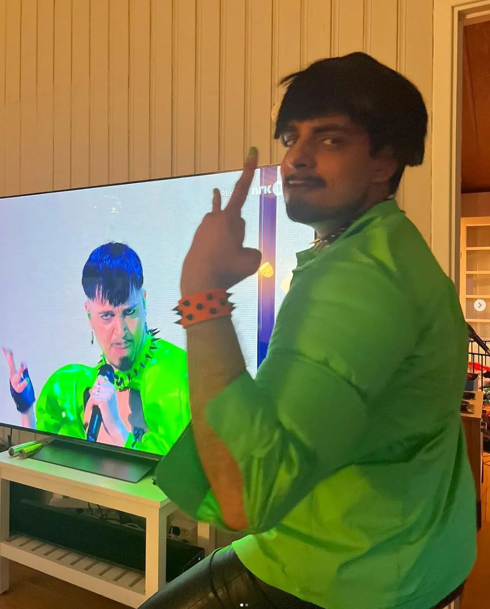 Grand Prix heime i stova. Foto: sharmis87 @Instagram