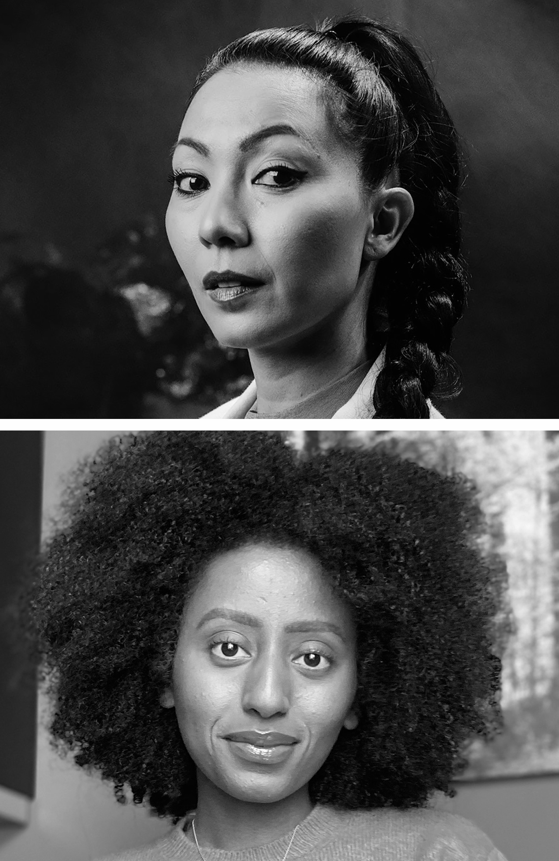 Belinda Braza og Rahel Martha Beraki