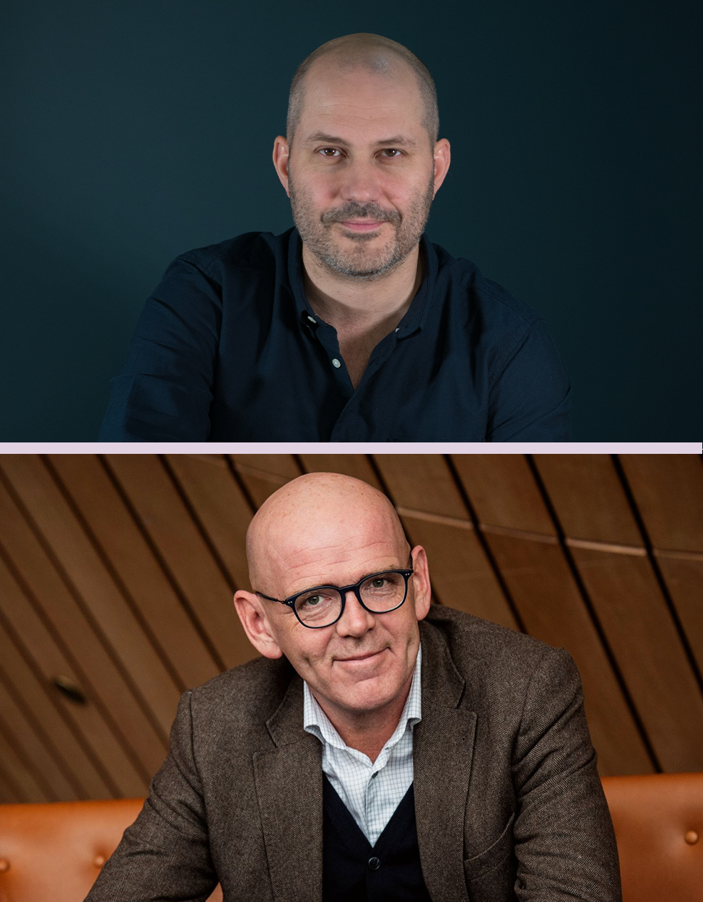 Erik Ulfsby (teatersjef) og Hans Antonsen (direktør)