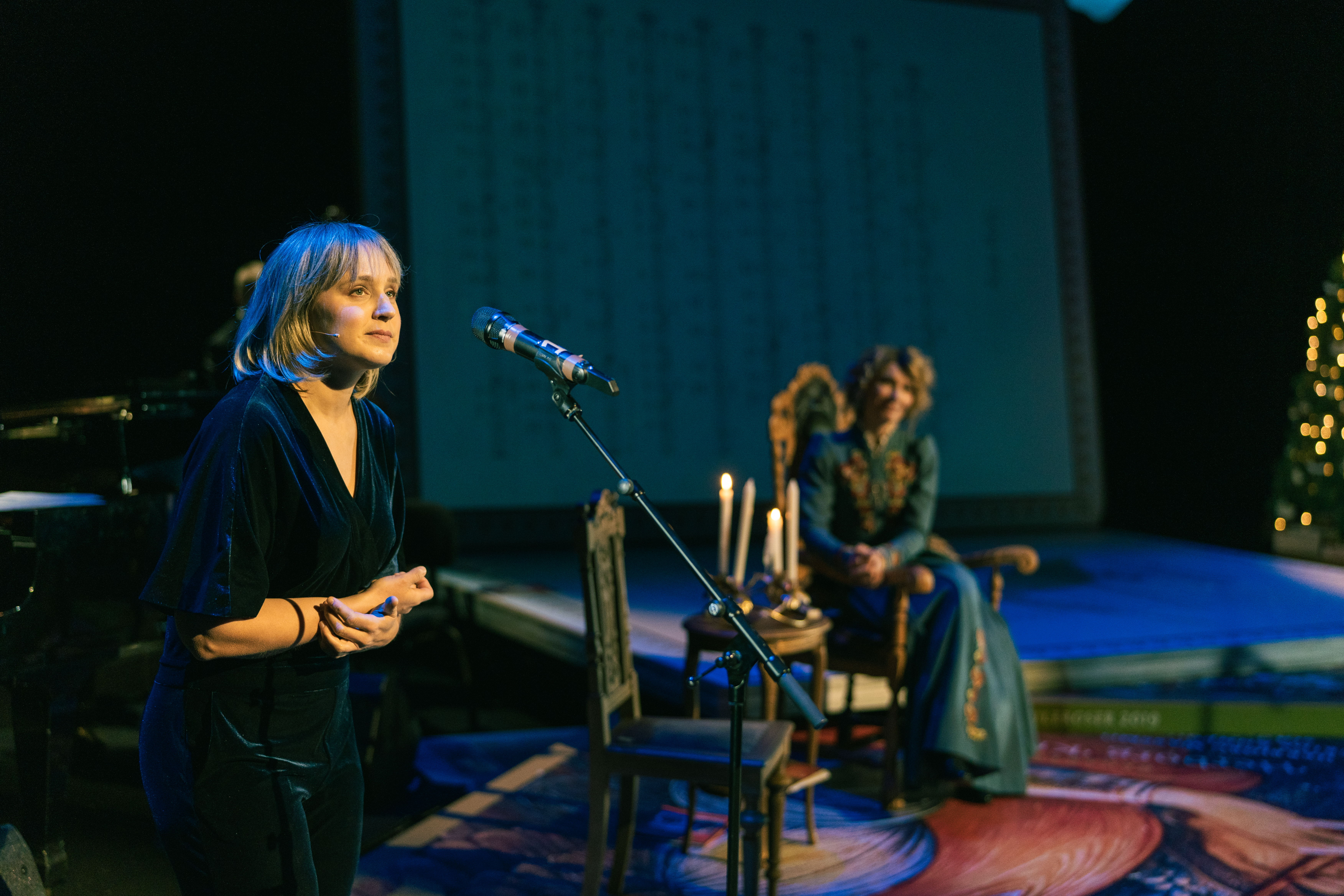 Frida Ånnevik har laga årets julelåt, som ho vil framføre på Hovudscenen.