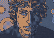 Portrett av Vikla inn i blått – Dylan på nynorsk